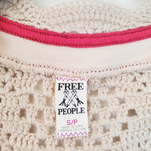 Barbiecore Pink, Barbie, PEOPLE Boho Festival Pink Knit & Crochet Vest - Picture 14 of 14